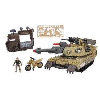 CHAP MAI SOLDIER FORCE ARMIRANI TENK POD OPSADOM PLAYSET 