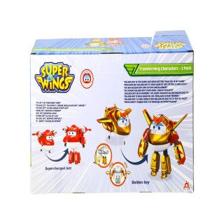 SUPER WINGS TRANSFORMACIJA 2PK SUPERNAPAJUCI AVION I GOLDEN BOY 