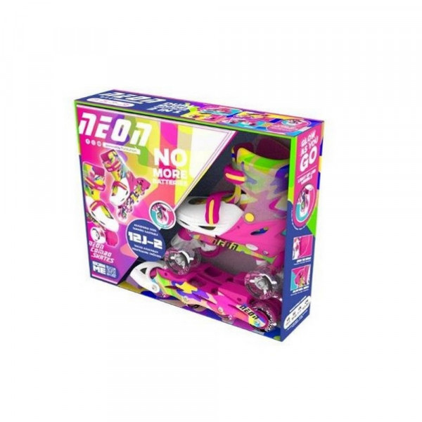 YVOLUTION NEON COMBO ROLERI 34-37 ROZE/ŽUTE 