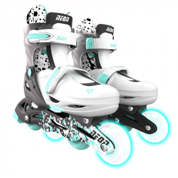 YVOLUTION NEON COMBO CYBER ROLERI 30-33 TIRKIZNO SIVA 