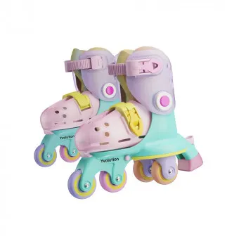 YVOLUTION TWISTA ROLERI 23-28 RAINBOW