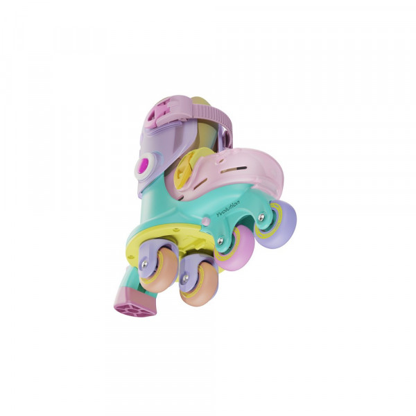 YVOLUTION TWISTA ROLERI 23-28 RAINBOW 