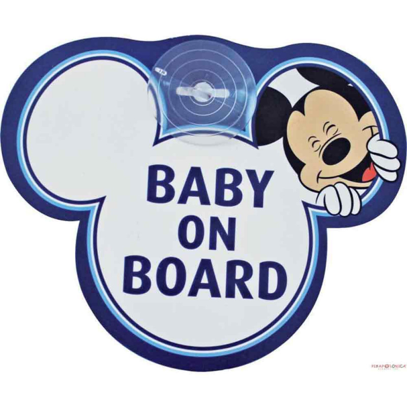 EURASIA ZNAK BEBA U AUTU MICKEY MOUSE