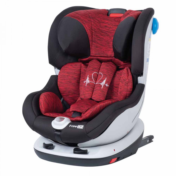 FREE ON AUTOSEDISTE  GALILEO ISOFIX GRUPA 0  I,II,III 0-36KG CRVENO 