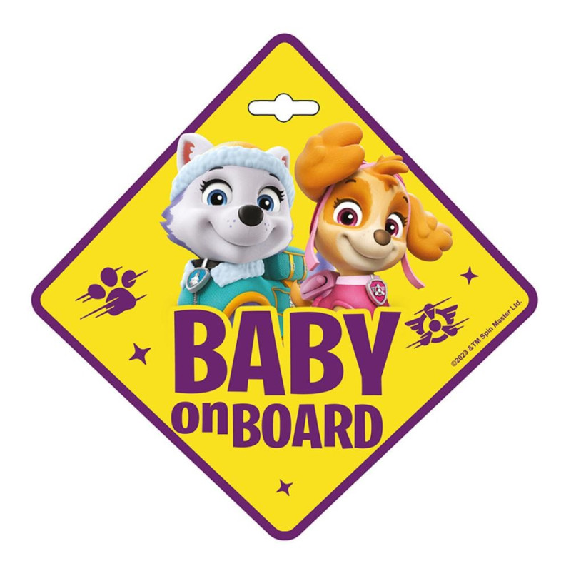 SEVEN NALEPNICA ZA AUTOMOBIL BEBA U AUTU PAW PATROL GIRL 