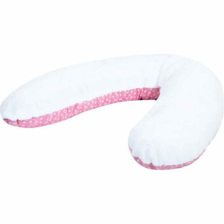 BUBABA JASTUK ZA TRUDNICE I DOJILJE CVECE ROZE 170X35CM