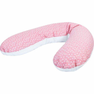 BUBABA JASTUK ZA TRUDNICE I DOJILJE CVECE ROZE 170X35CM