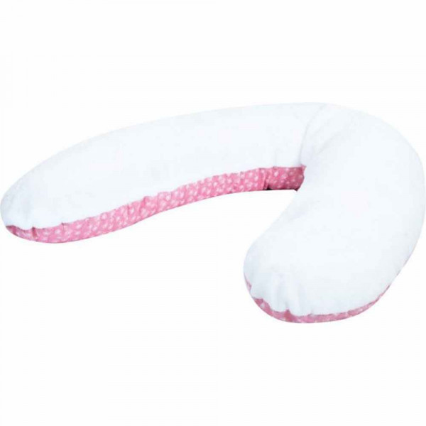 BUBABA JASTUK ZA TRUDNICE I DOJILJE CVECE ROZE 170X35CM