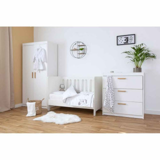 BUBABA POSTELJINA 2 DELA ZA KREVET SIVA 