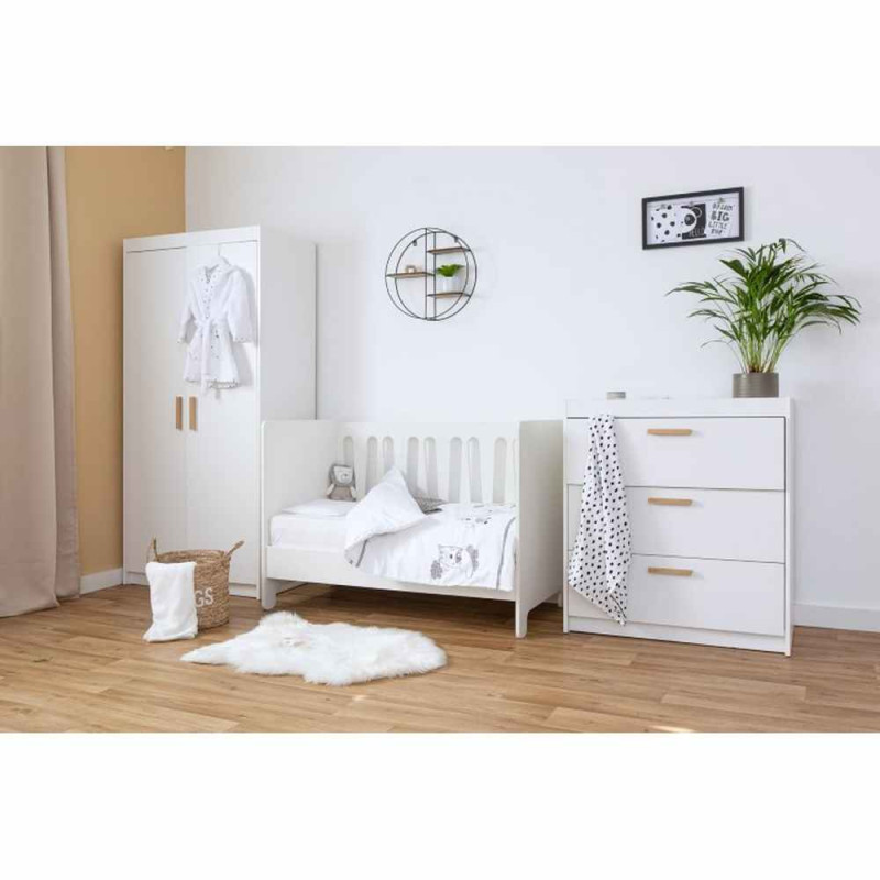 BUBABA POSTELJINA 2 DELA ZA KREVET SIVA 