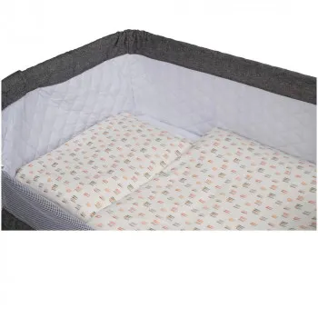 BUBABA POSTELJINA 5 DELOVA ORGANIC LITTLE MIRICLE 