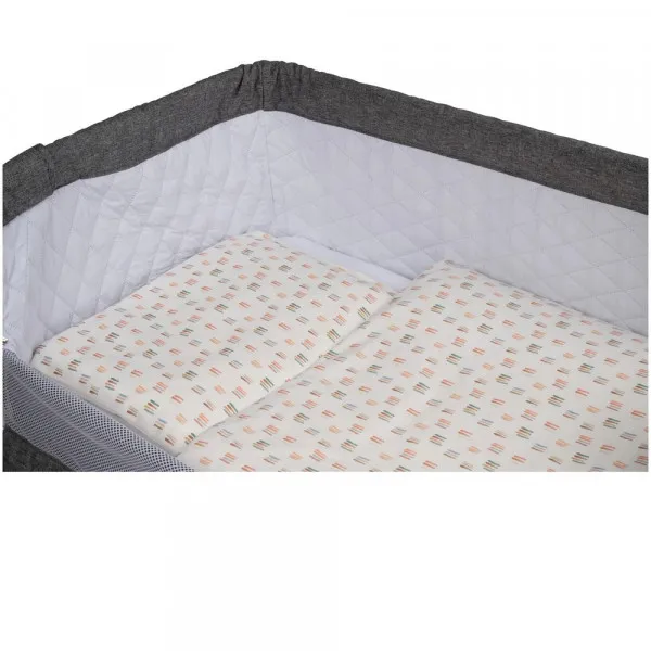BUBABA POSTELJINA 5 DELOVA ORGANIC LITTLE MIRICLE 