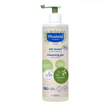 MUSTELA BIO ORGANIC GEL ZA PRANJE KOSE I TELA 400ML 