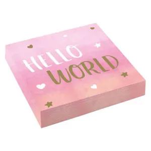 SALVETE OH BABY GIRL 33X33 16KOM