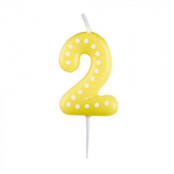 AMSCAN SVECICA BROJ 2 DOTS 