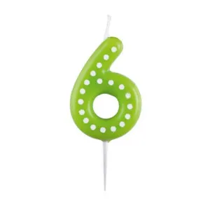 AMSCAN SVECICA BROJ 6 DOTS
