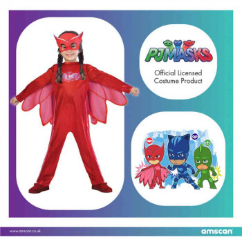 AMSCAN PJ MASKS OWLETTE GOOD KOSTIM 5-6 GOD 