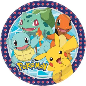 AMSCAN TANJIR 23 CM POKEMON 8 KOM