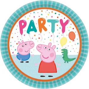 AMSCAN TANJIR 23 CM PEPPA PIG 8 KOM