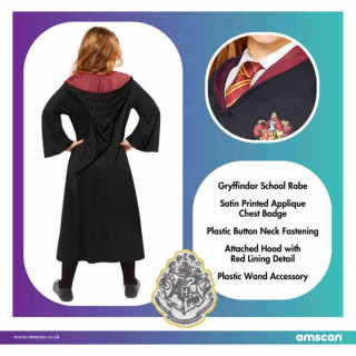 AMSCAN HARRY POTTER HERMIONE ROBE KOSTIM 10-12 GOD