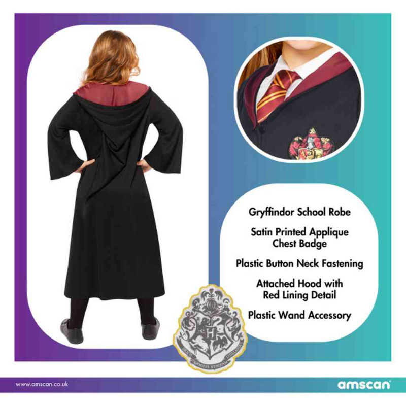 AMSCAN HARRY POTTER HERMIONE ROBE KOSTIM 10-12 GOD