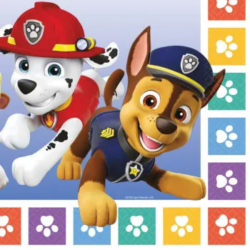 AMSCAN SALVETE PAW PATROL 16 KOM 