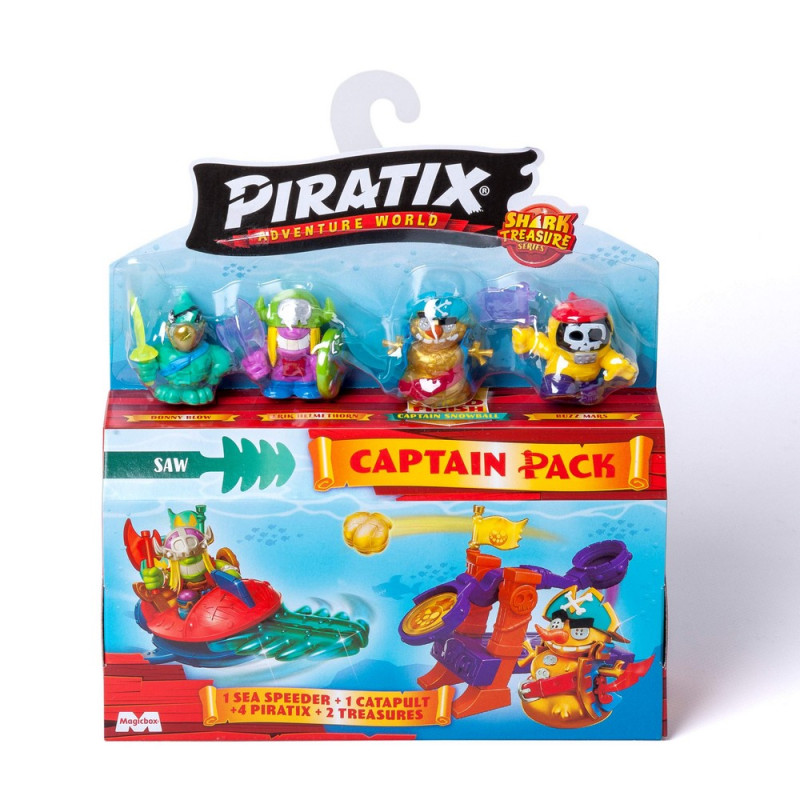 PIRATIX SHARK TREASURE  CAPTAIN PACK 