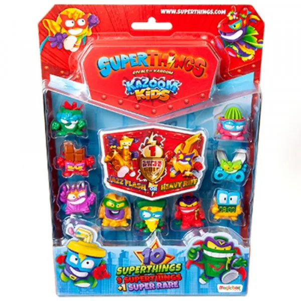 SUPERTHINGS KAZOOM KIDS - BLISTER 10 FIGURINE 