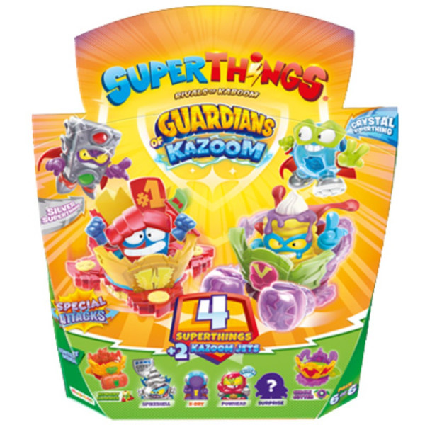 SUPERTHINGS QUARDINAS OF KAZOOM BLISTER 4 VEHICLE JET 