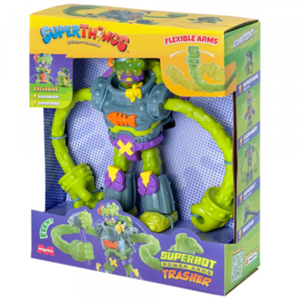 SUPERTHINGS S - PLAYSET 1X6 SUPERBOT TRASHER 