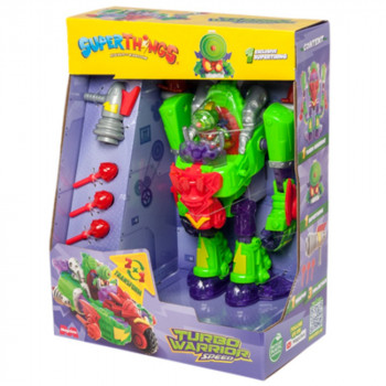 SUPERTHINGS S - PLAYSET 1X6 TURBO WARRIOR SPEED 
