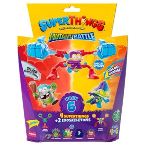 SUPERTHINGS MUTANT BATTLE 6 PCS