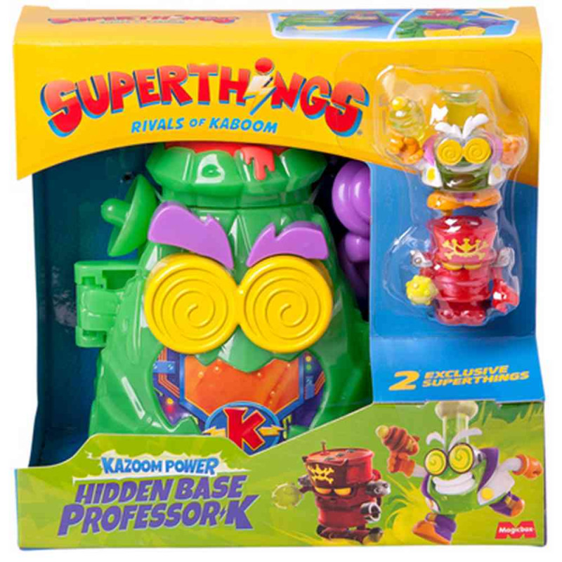 SUPETTHINGS S - PLAYSET 1X12 HIDDEN BASE-PROFESOR K 