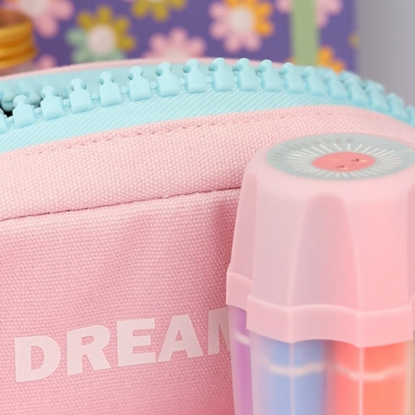 BACK2FUN TEXT MARKER FLOWERS 6 BOJA PINK 