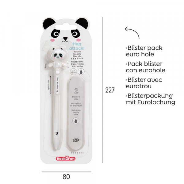 BACK2FUN HEMIJSKA HUG ATTACK PANDA 