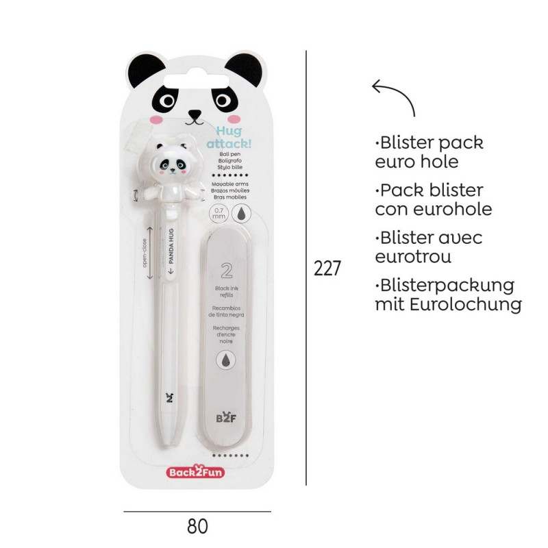 BACK2FUN HEMIJSKA HUG ATTACK PANDA 