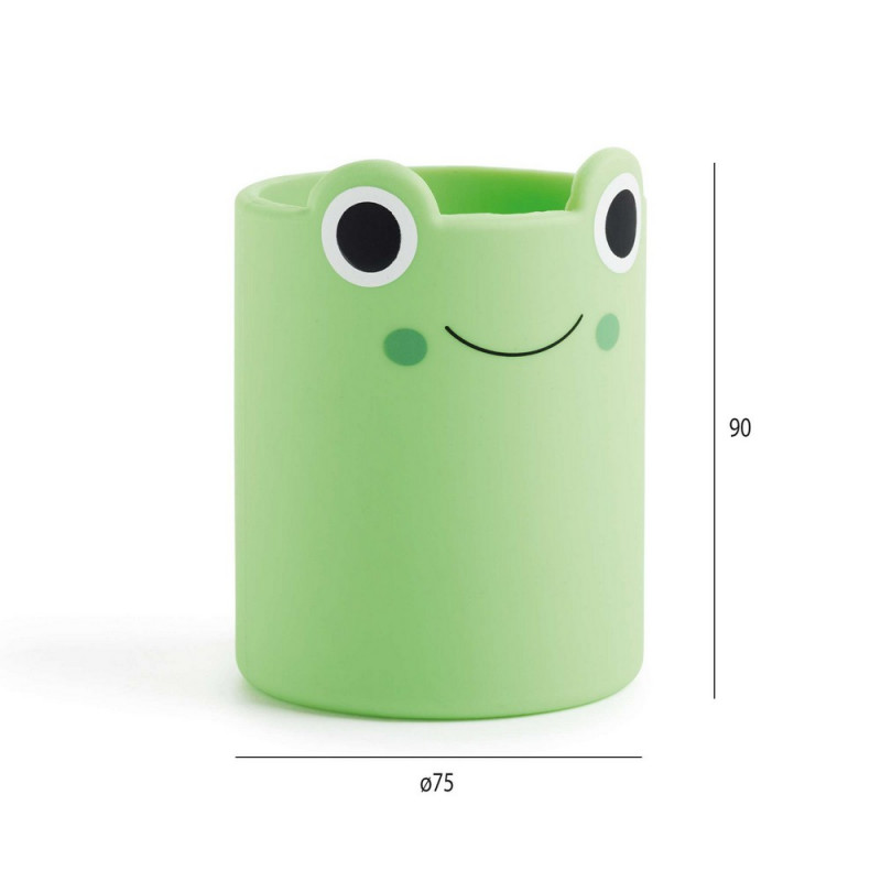 BACK2FUN SILIKONSK CASA ZA OLOVKE FROGGY 