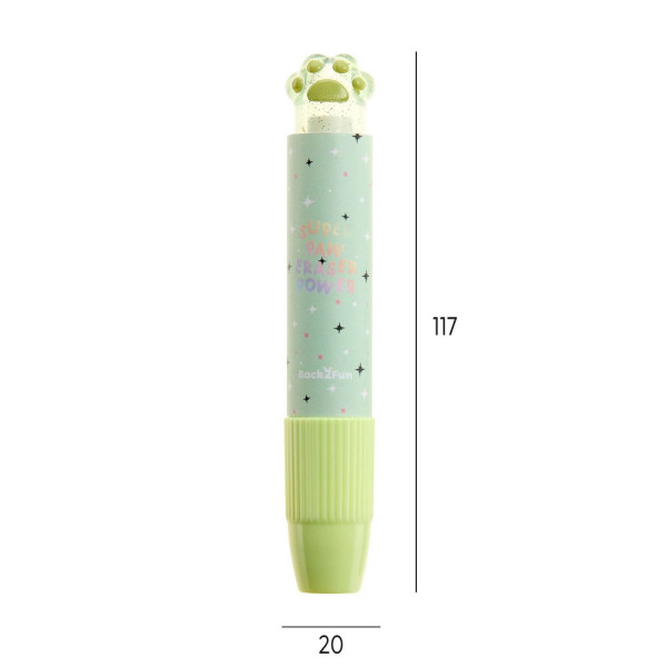 BACK2FUN GUMICA U OLOVCI PAW GREEN 