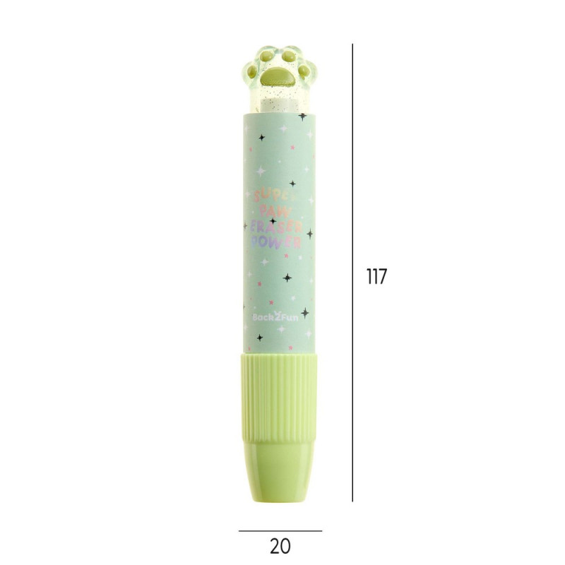 BACK2FUN GUMICA U OLOVCI PAW GREEN 