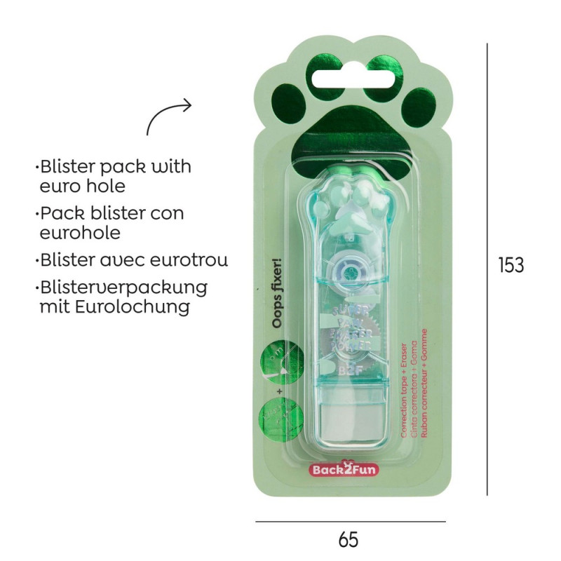 BACK2FUN KOREKTOR TRAKA I GUMICA GREEN 