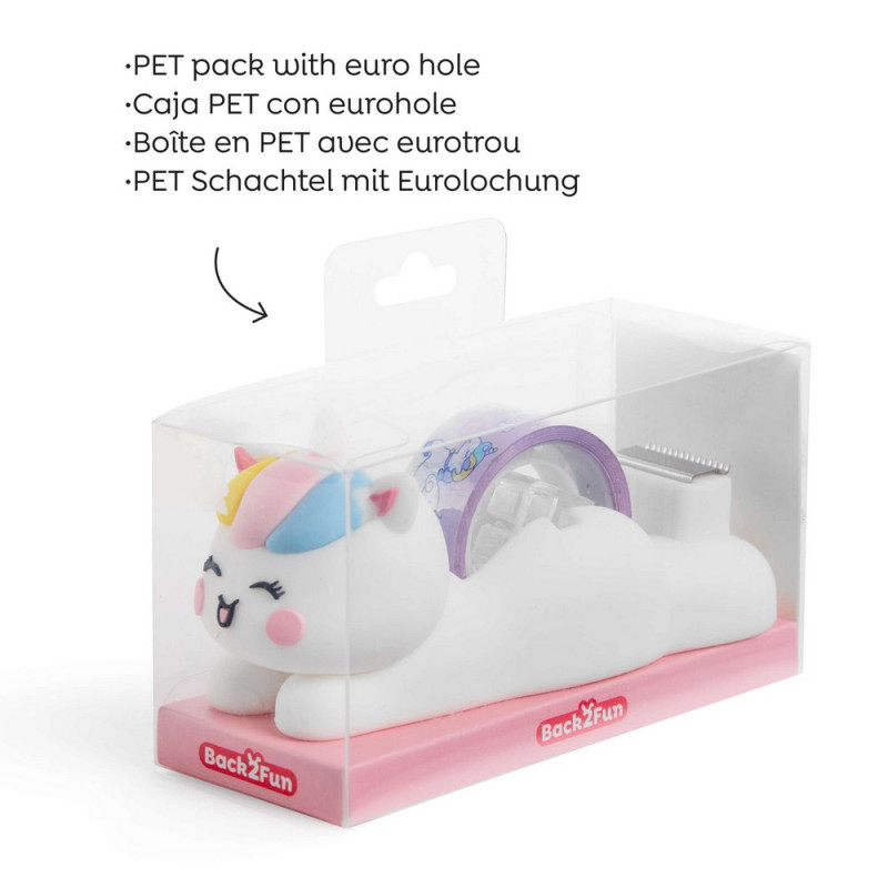 BACK2FUN STALAK I SELOTEJP UNICORN 