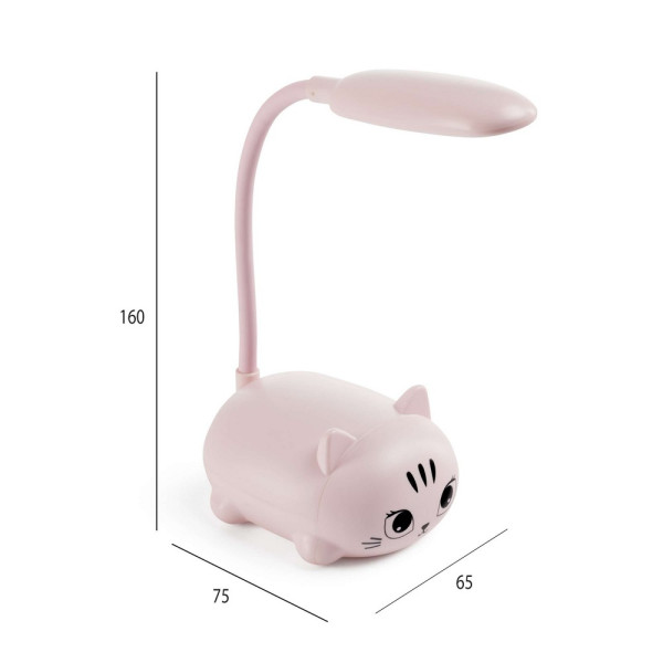 BACK2FUN LEP LAMPA KITTY PINK 
