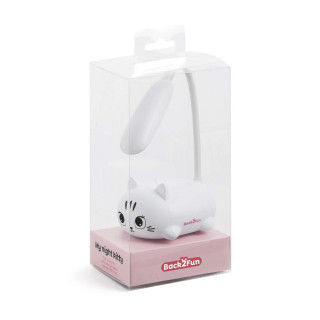 BACK2FUN LEP LAMPA KITTY WHITE 