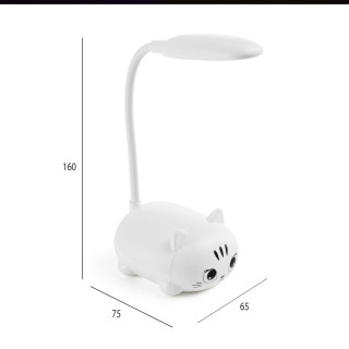 BACK2FUN LEP LAMPA KITTY WHITE 