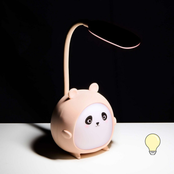 BACK2FUN LED LAMPA PANDA PINK 