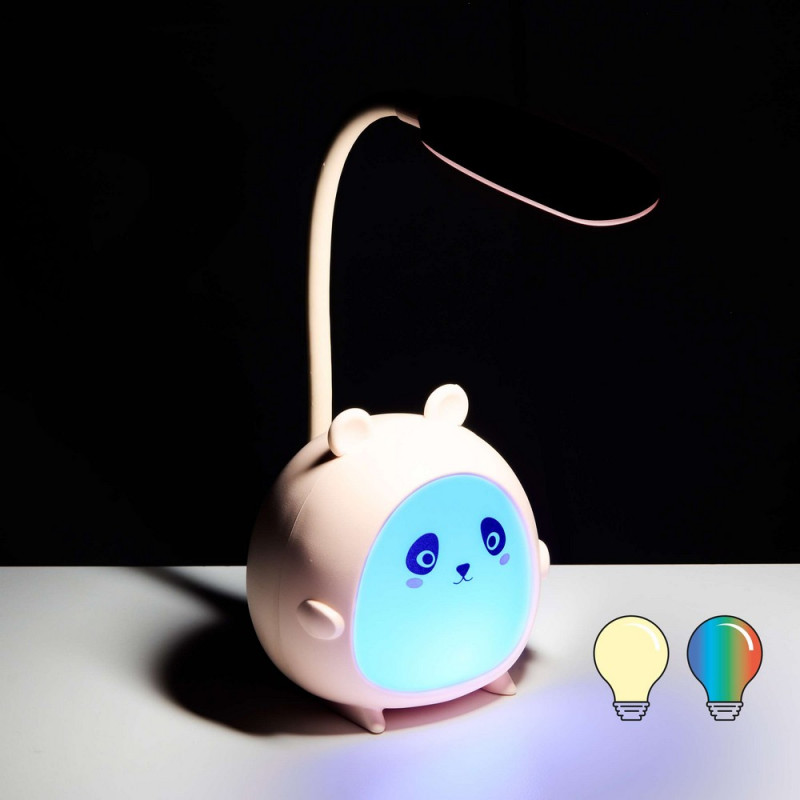BACK2FUN LED LAMPA PANDA PINK 