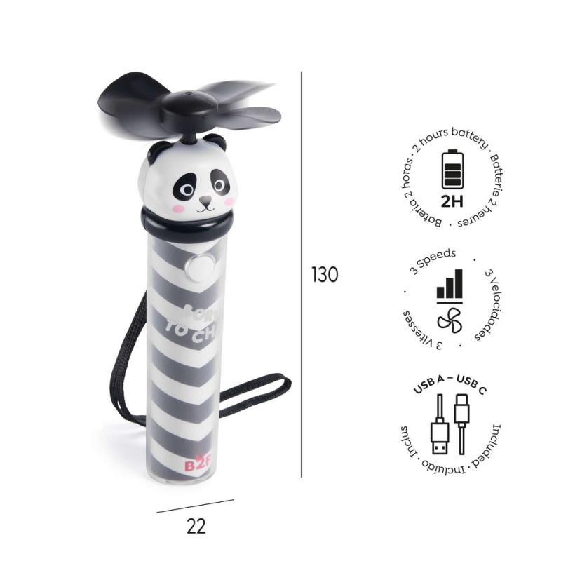 BACK2FUN MINI VENTILATOR PANDA 