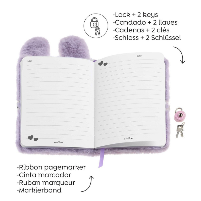 BACK2FUN TAJNI DNEVNIK FLUFFY BUNNY 