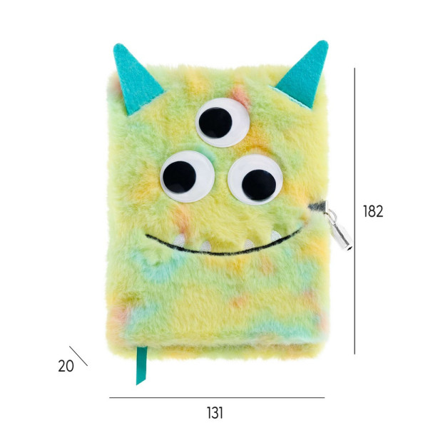 BACK2FUN TAJNI DNEVNIK FLUFFY MONSTER 