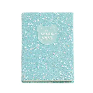 BACK2FUN GLITTER NOTES BLUE